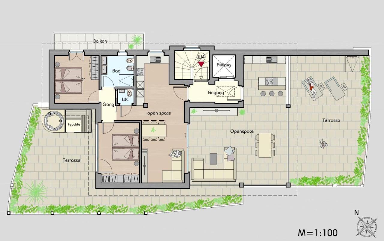 Postal / Burgstall Penthouse & Garden - Luxury Apartment מראה חיצוני תמונה